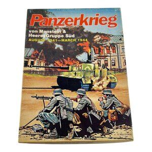 1983 Avalon Hill Panzerkrieg Game von Manstein & HeeresGruppe Sud WWII Russia